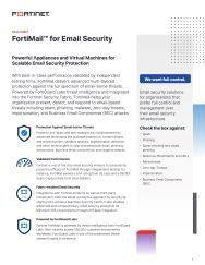 fortinet data sheet - FortiMail