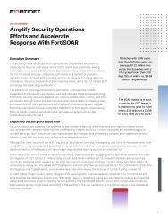 fortinet fortisoar solution brief