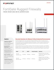 Fortigate Firewall OT Environments Data Sheet